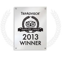 Tripadvisor 2013 Travellers' Choice Winner