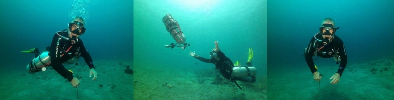 padi sidemount at atmosphere resorts in dauin philippines