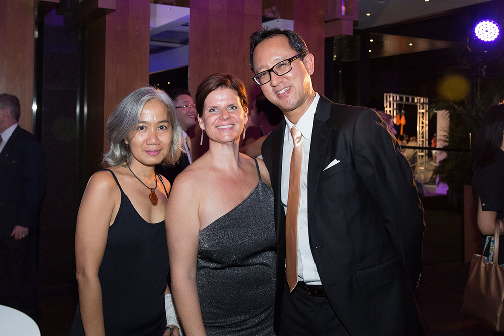 Atmosphere spa manager Rae Collins with Beni Gomez at Asia Spa awards for Atmosphere Resort