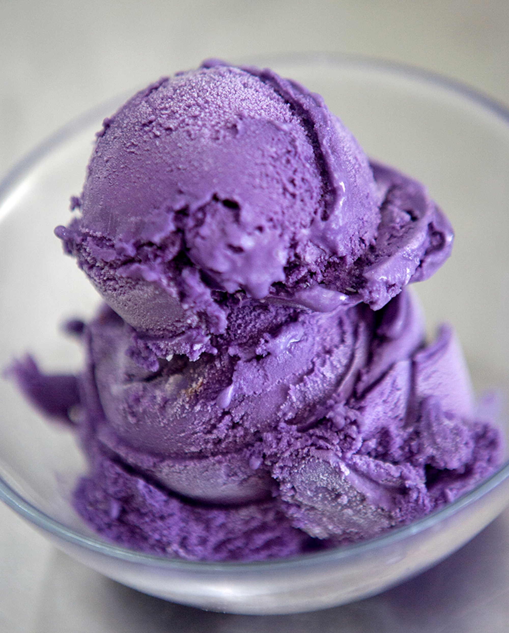 Ube - the art of making purple ice cream from potatoes - only in