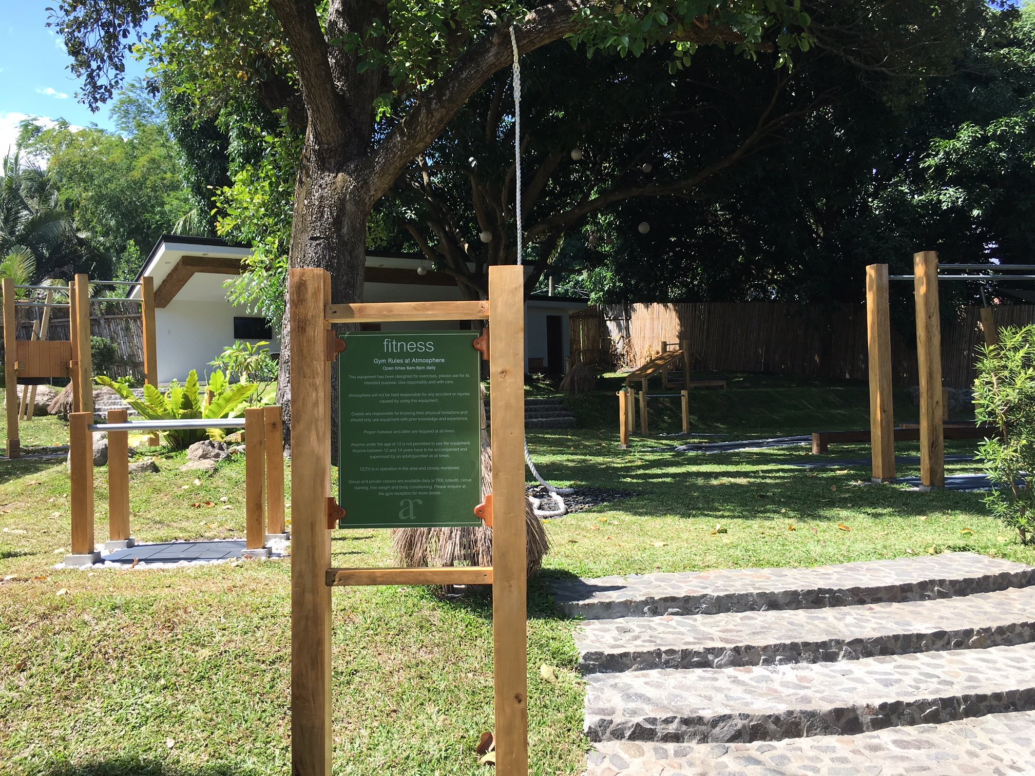 Warrior Gym at Atmosphere Resorts Dauin Dumaguete Philippines