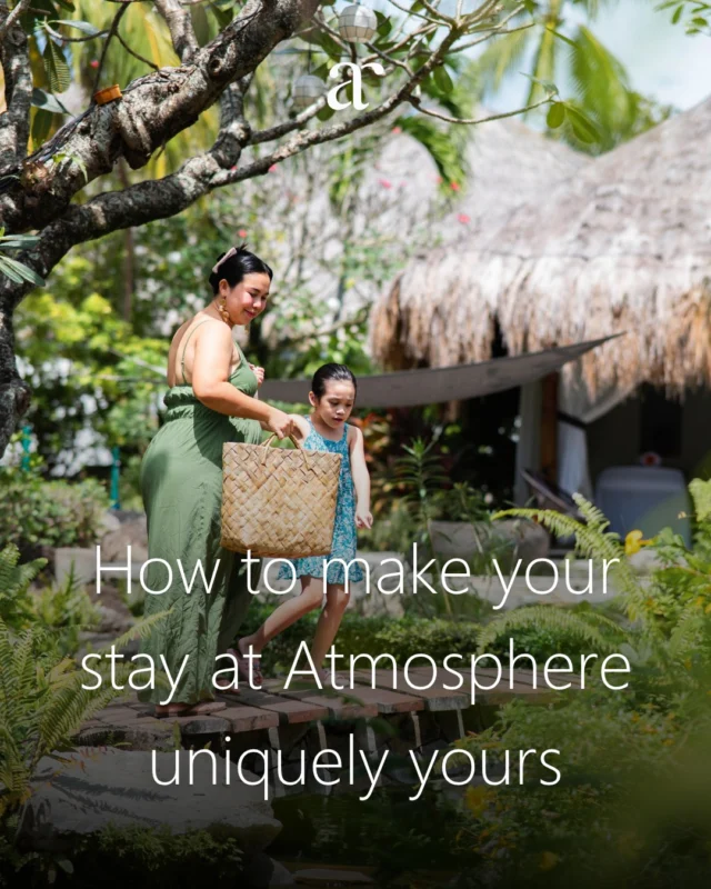 True luxury isn't about having everything laid out for you, it's about having the freedom to shape your holiday around what actually matters to you.

Whether you're celebrating something special, travelling as a couple, or simply craving a little more privacy, there are endless ways to make your stay at Atmosphere feel personal. From private dining under the stars to a day exploring Apo Island entirely on your own terms, our team is here to help bring your ideas to life.

If you have something specific in mind for your next visit, just let us know. We'd love to help make it happen!

#luxurytravel #bespoketravel #privatedining #boutiqueresort #couplesretreat